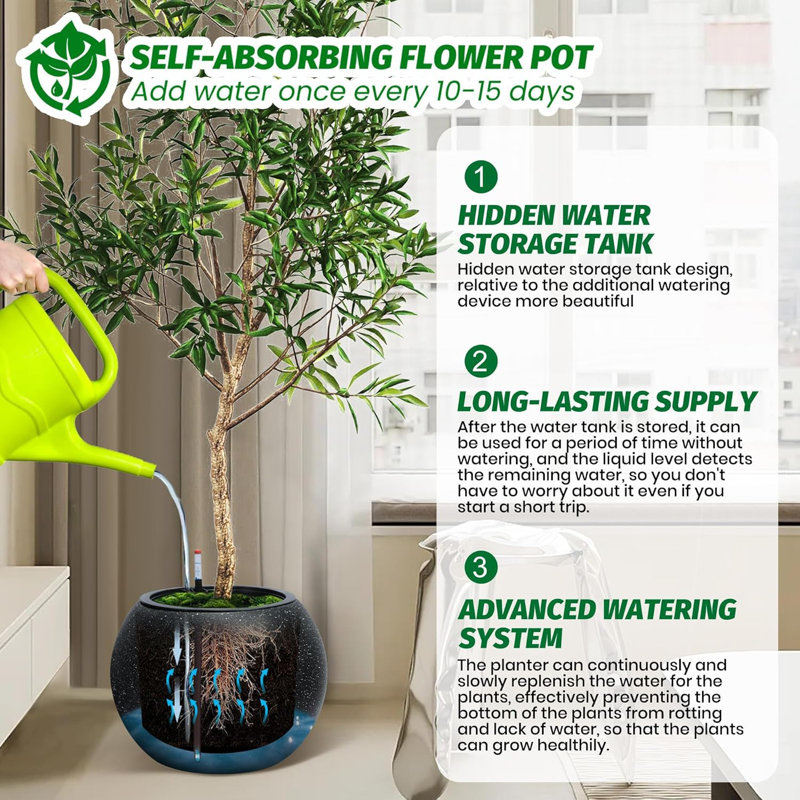 Pot Planter, Black