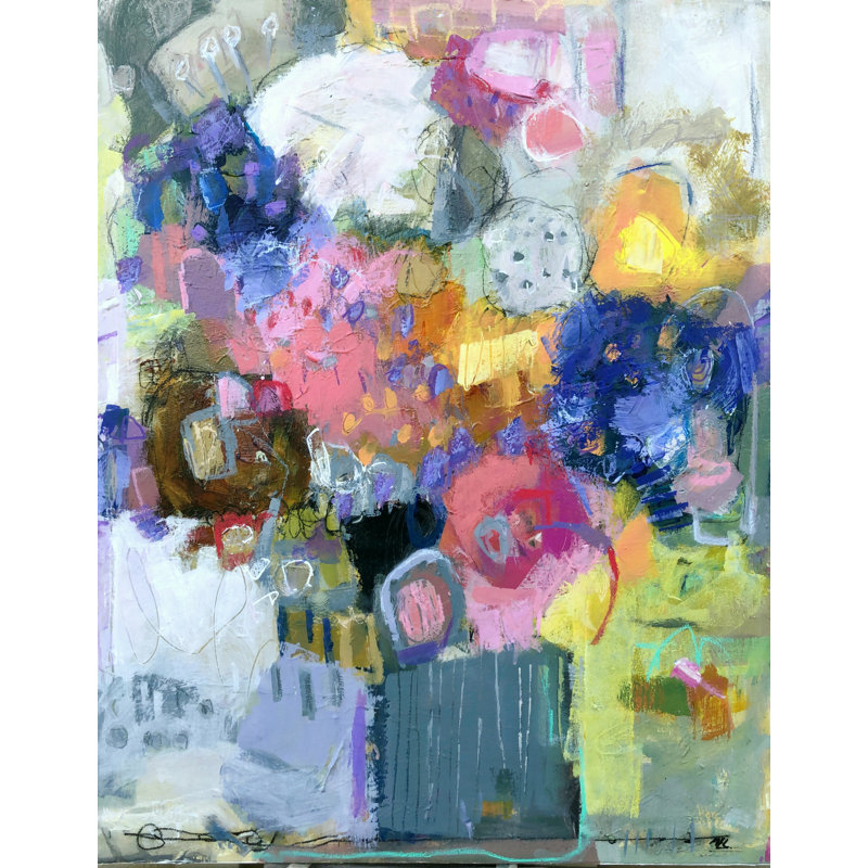 A Little Bit Flora Print by Elizabeth Chapman, 31.25" H x 25.25" W