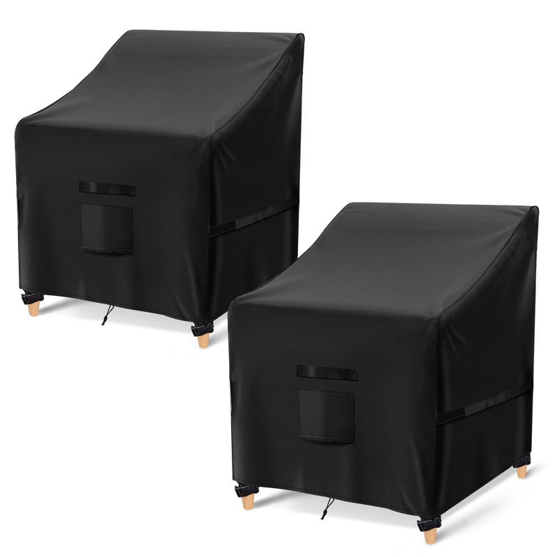 Outdoor Patio Chair Cover, Black