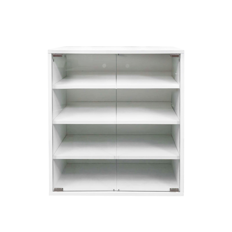 Wooden Shoe Storage With Led And Tidy Placement - Stackable For Sneakers  4 1 Hassle- Organization