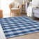 Premium Machine Washable Prisco Navy Rug