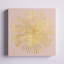 Sunburst I on Pink - impression sur toile tendue-777963030