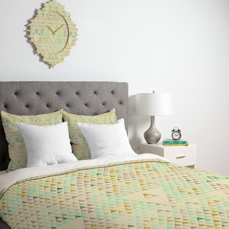 Pattern State Geometric Shapes Duvet Cover