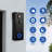 Wireless Doorbell Kit, Wifi Video Doorbell with Chime, 2K Wireless Camera, Motion Detection & Night Vision