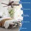 Ventilateur de plafond standard à DEL à 5 pales Athanafis avec télécommande et ensemble d'éclairage inclus-653865801-626527550-625809391