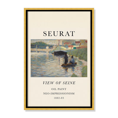 Old Masters Collection "View of Seine" Print