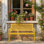 Banc extérieur 50 po, banc de jardin pour le parc, cour, pelouse, entrée