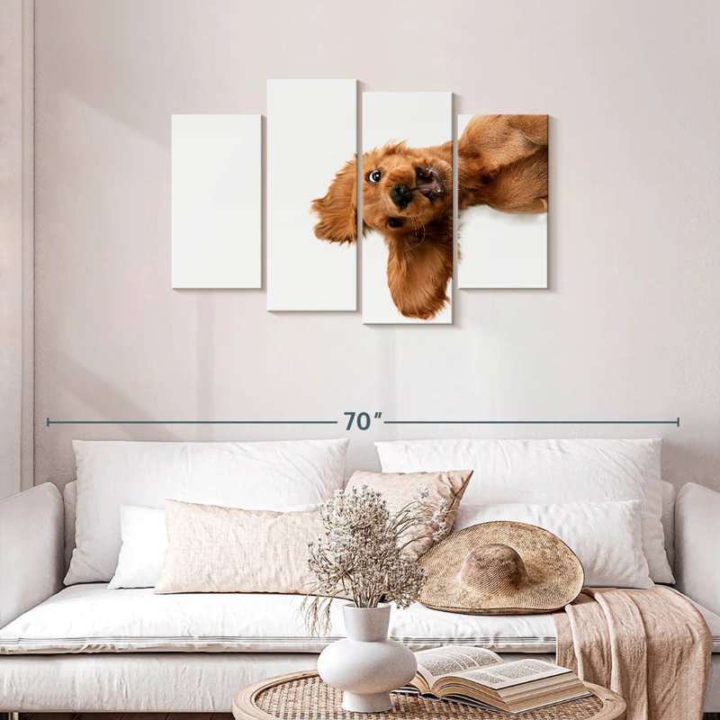 Brampt Happy Cocker Spaniel Puppy, 27" H x 43" W