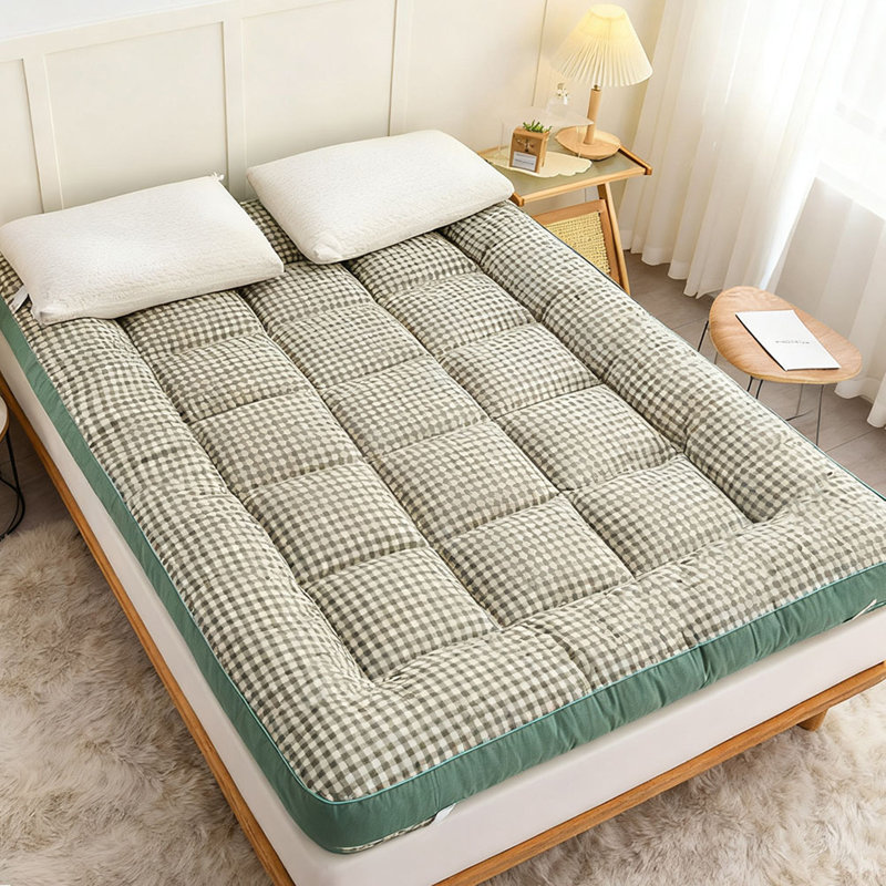 10 cm Futon Mattress, 200 x 220 cm, Green