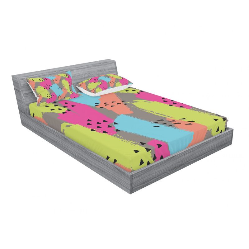 Microfiber Sheet Set, Full/Double Sheet Set with Fitted Sheet