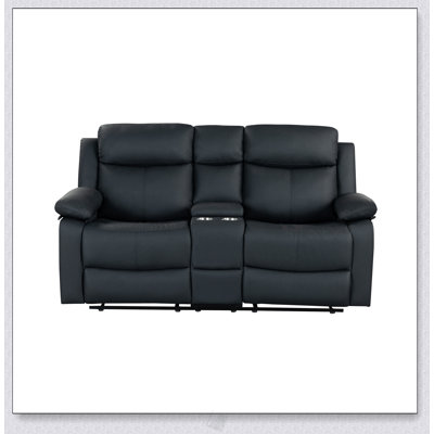 Causeuse inclinable à console blanche Blanche avec lumières DEL et haut-parleurs pour un confort et un divertissement ultimes