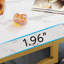 Table d'appoint en forme de C