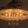 Modern 42" Crystal Retractable Ceiling Fan With Light Kits And Remote Control