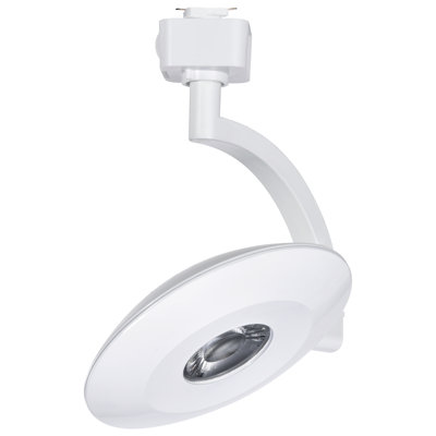 Tête de rail à DEL Orb 12 watts 3000K / 4000K / 5000K CCT sélectionnable à 36 degrés d'angle J-Style blanc 120 Volt
