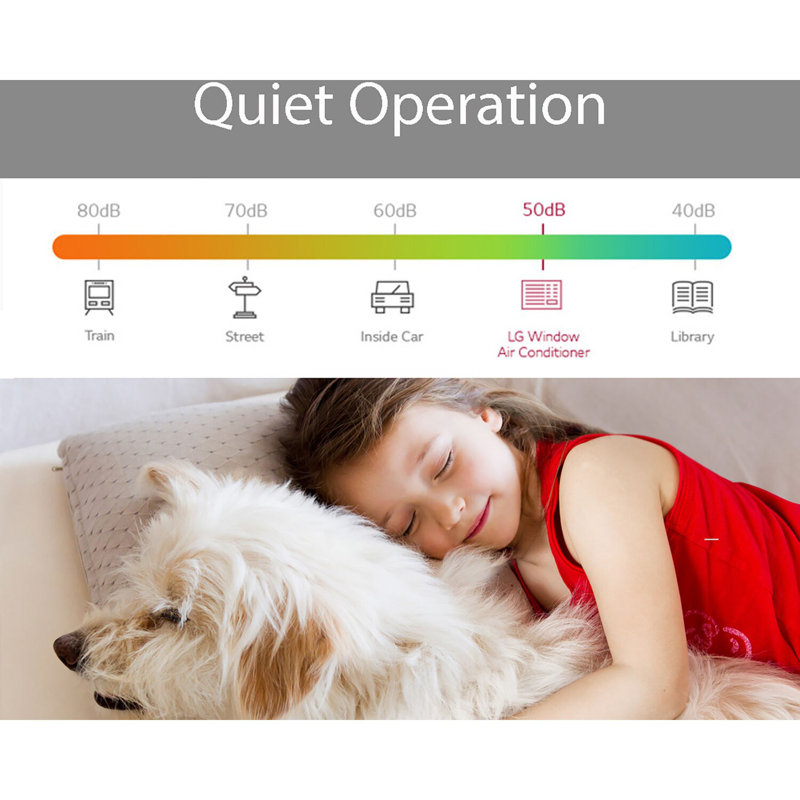 LG 12000 BTU Wi-Fi Connected Window Air Conditioner for