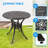 Baze Round Cast Aluminum Patio Dining Table-209872923-209872924