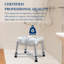 Professional Grade Adjustable Bathroom Shower Stool Chair