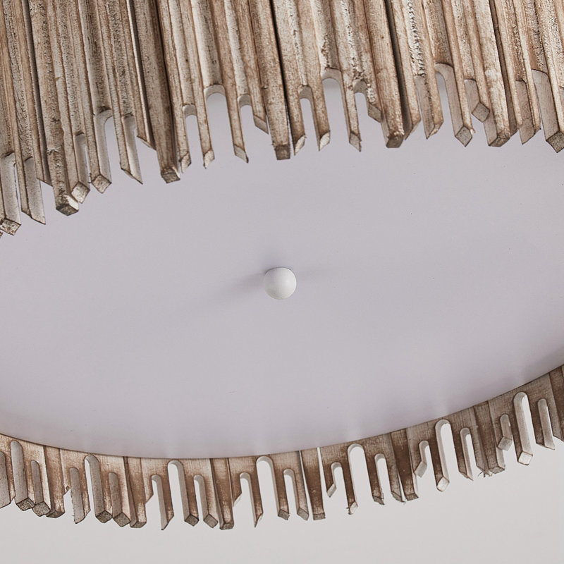 Hardwick 3 - Light 15.5'' Shaded Drum Semi Flush Mount