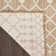 Riebe Rectangle Geometric Machine Woven Polypropylene/Polyester Indoor/Outdoor Area Rug in Jute
