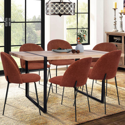 Edgartown 48cm H Polyester Blend Upholstered Side Chair