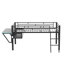Lit mezzanine avec bureau Gaming, DEL