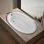 Sunward 72" x 42" Drop in Soaking Acrylic Bathtub-1386246057