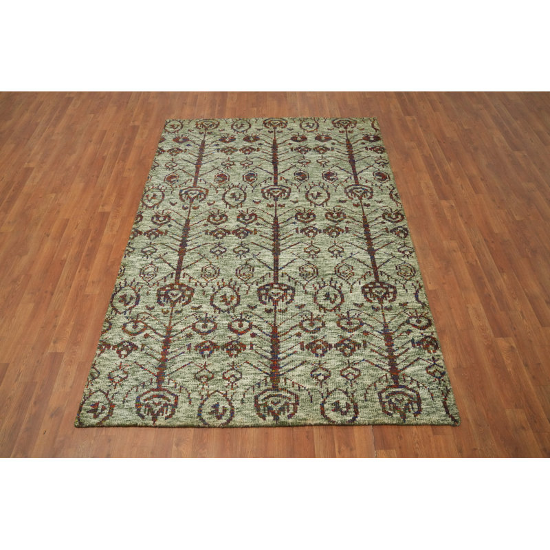 Tapis de salon moderne et abstrait 5 x 8