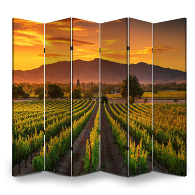 Cloison pliante 6 panneaux à cloisons Royal Valley California