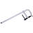 Bar Clamps Set, 21.3x9.1x2.8 inches, Steel, 4 Pieces, Clamp Set, Silver, 1400 lbs Force