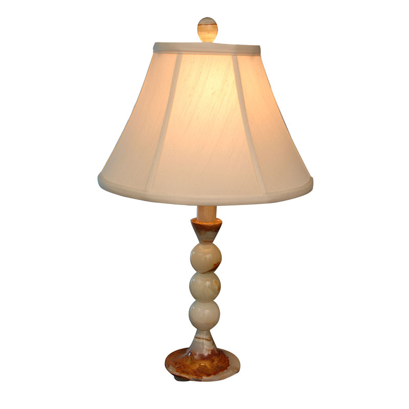 Lampe de table 22,25 po en onyx «Star Cluster», Chartreuse