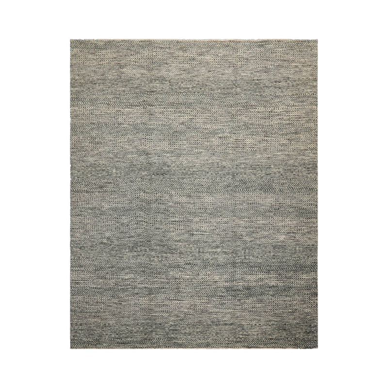 One-of-a-Kind Rectangle 8'1" X 10'2" Wool Area Rug White