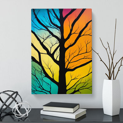 Abstract Tree Colours Vol.3 - Wrapped Canvas
