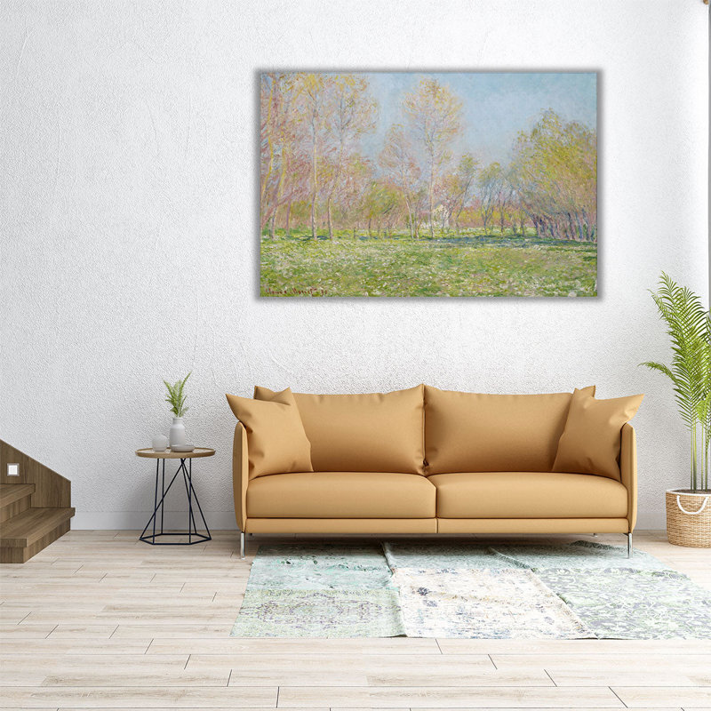 Spring in Giverny, 1890 - Canvas Print Wall Art, 40" H x 60" W