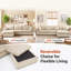 109" Upholstered Sectional Modern L-Shaped Sofa-2040094997