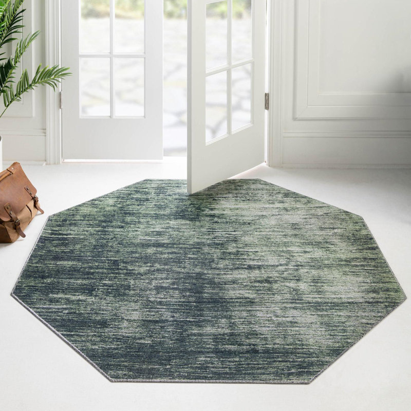 Tapis Montauk - vert, Octogone 7 pi 7 po x 7 pi 7 po