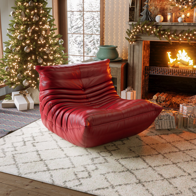 Green Bean Bag Chair Sofa for Adults - Memory Foam
