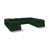 Green Boucle Fabric