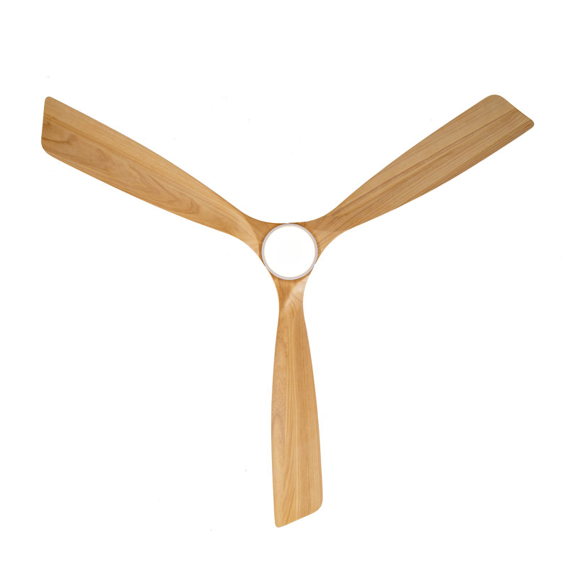 Grands ventilateurs de plafond de 72 pouces avec lumières et télécommande, ventilateur de plafond extérieur pour patio, ventilateur de plafond blanc avec lumières pour chambre à coucher, moteur à courant continu silencieux, 3 pales en bois massif à DEL à intensité variable