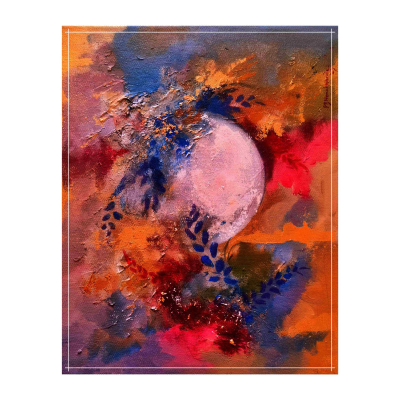 Sérénade au clair de lune | Acrylique sur toile Canavs | Par Prashant Honakhande