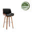 Derrion 76cm Swivel Faux Leather Bar Stool-95316571