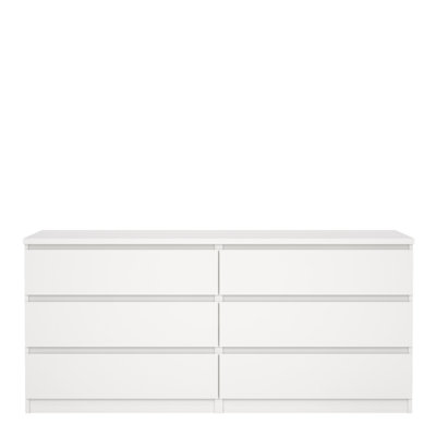 Razhane Wide Chest of 6 Drawers (3+3)