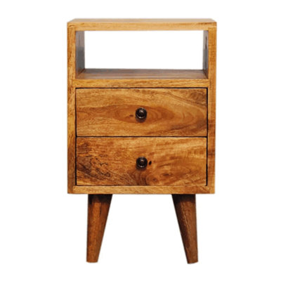 Cashala 12'' W Solid Wood Nightstand