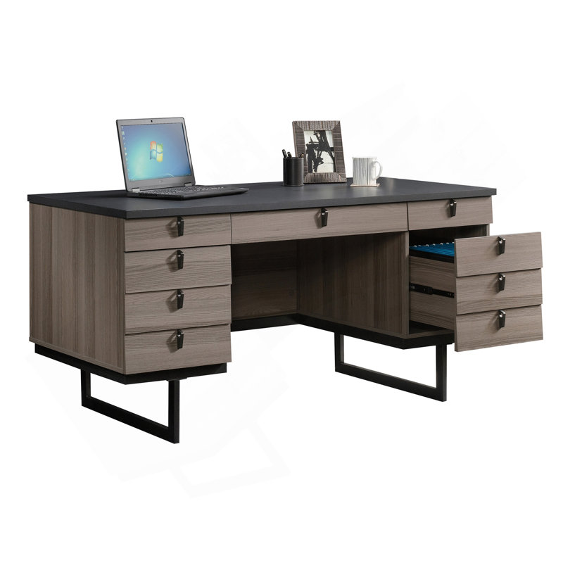 Executive Desk, Brown Finish