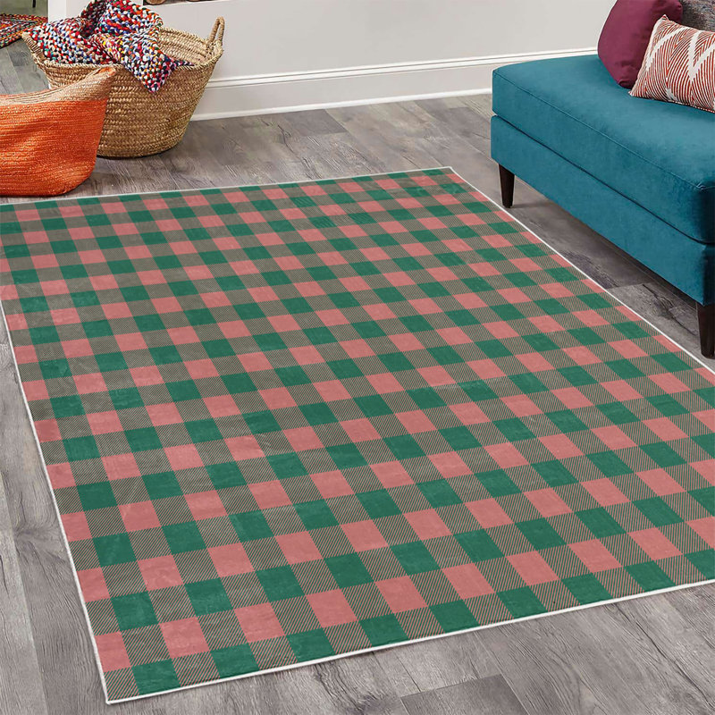 Tapis décoratif Schawn, Rectangle 4 pi x 5 pi 5 po