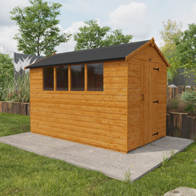 Tiger 7 Ft. W x 10 Ft. D Tongue and Groove Apex Wooden Shed