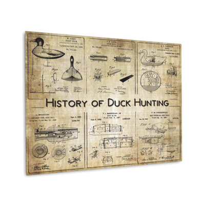 History of Duck Hunting - Patent Collage