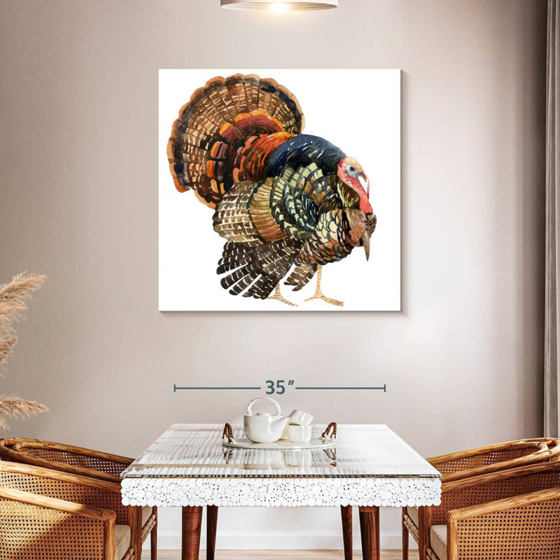 Brampt Turkey, 39" H x 39" W