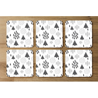 Square 6 Piece Coaster Set