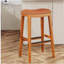 Tabouret de 30 pouces, revêtement en cuir naturel-1070053876-1070053877