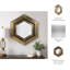 Miroir hexagonal 20 po x 20 po Warwin-840009267